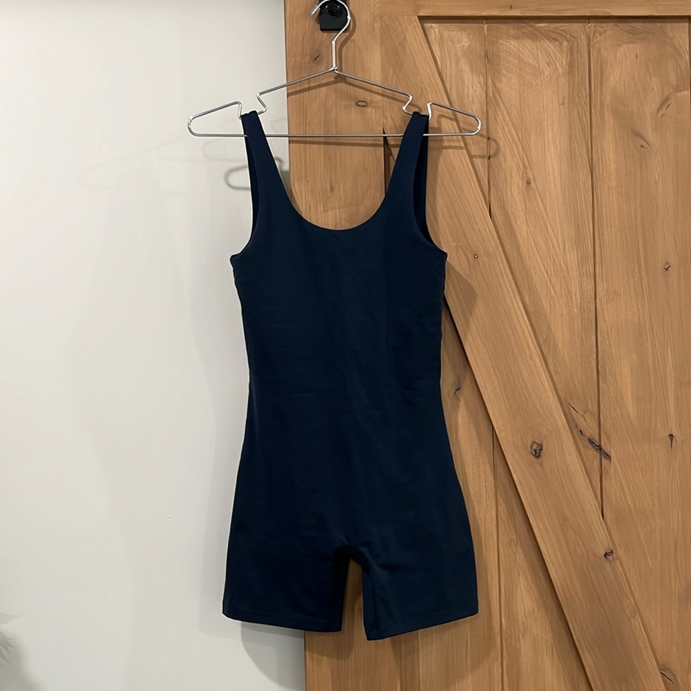 Girlfriend Collective Midnight Bike Unitard